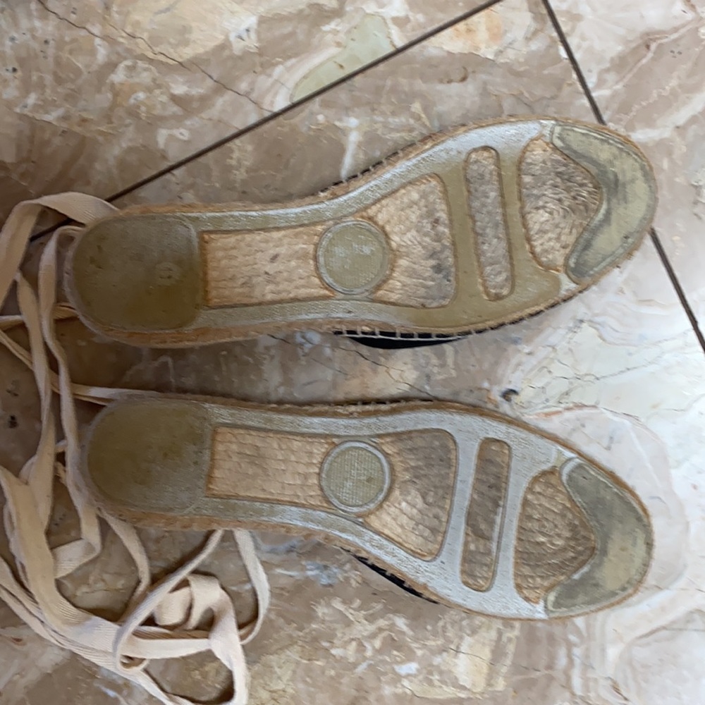 Steve Madden black canvas espadadrilles size 11 - Picture 5 of 5